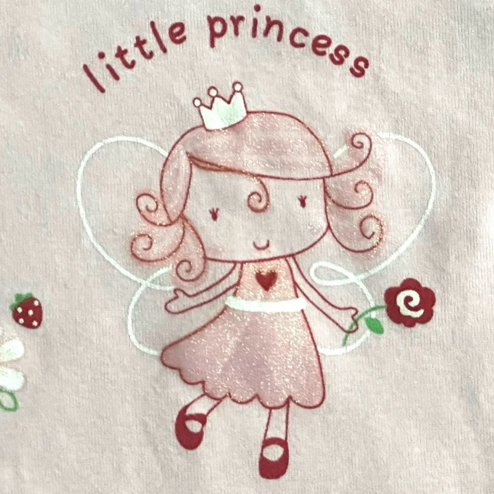 💞 New Baby & Toddler Girls Size 18 Months Little Princess Pajama Top